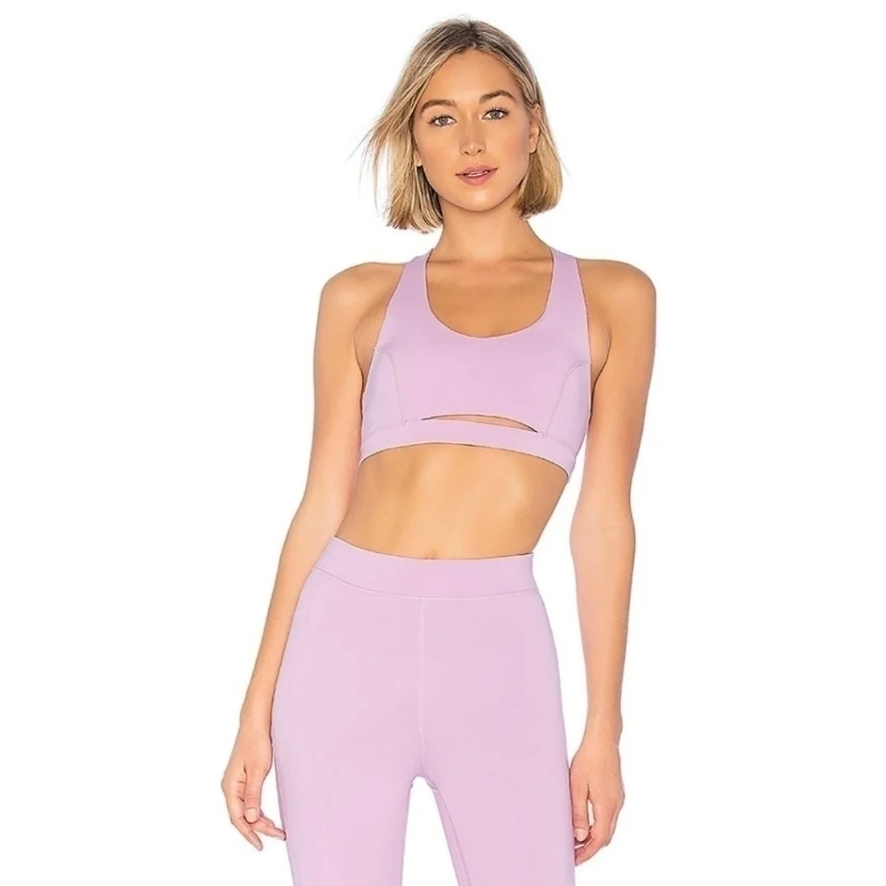 Revolve Lovewave Elnaz Sports Bra Orchid Bouquet